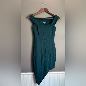 Charlotte Russe Green Bodycon Spandex Dress Size Small